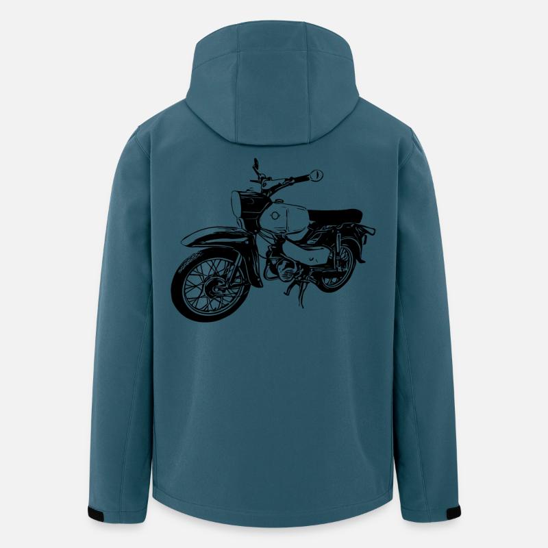 Simson Habicht - Recycelte Männer Softshell-Jacke von Stanley/Stella - Dunkles Petrol