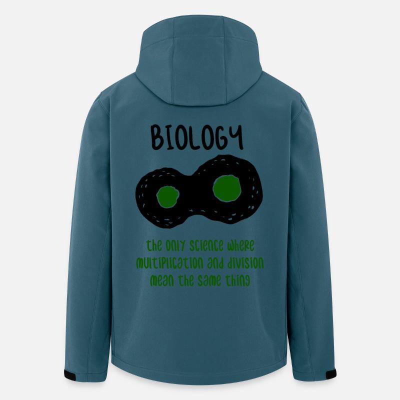 Biologie Lehrer Wissenschaft Geschenk - Recycelte Männer Softshell-Jacke von Stanley/Stella - Dunkles Petrol