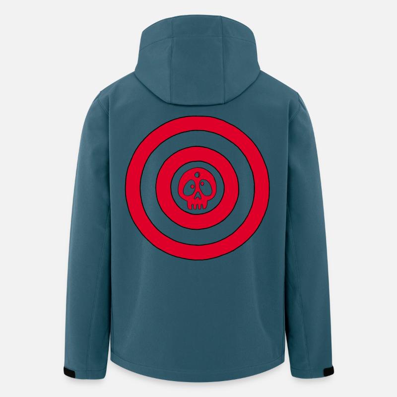 Zielschädel - Recycelte Männer Softshell-Jacke von Stanley/Stella - Dunkles Petrol