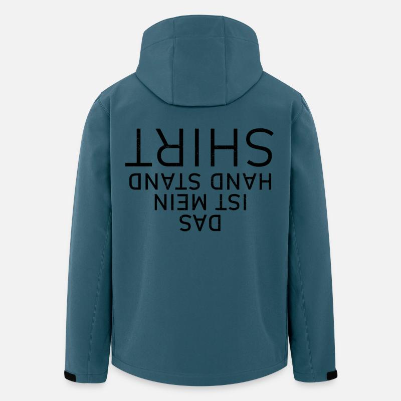 Handstand - Recycelte Männer Softshell-Jacke von Stanley/Stella - Dunkles Petrol