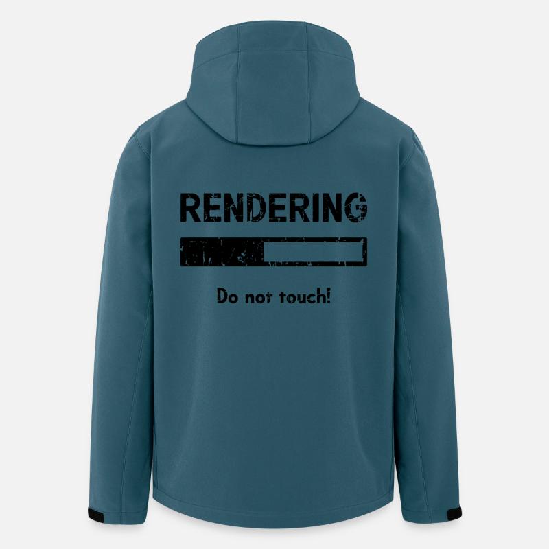 Videoeditor - Recycelte Männer Softshell-Jacke von Stanley/Stella - Dunkles Petrol