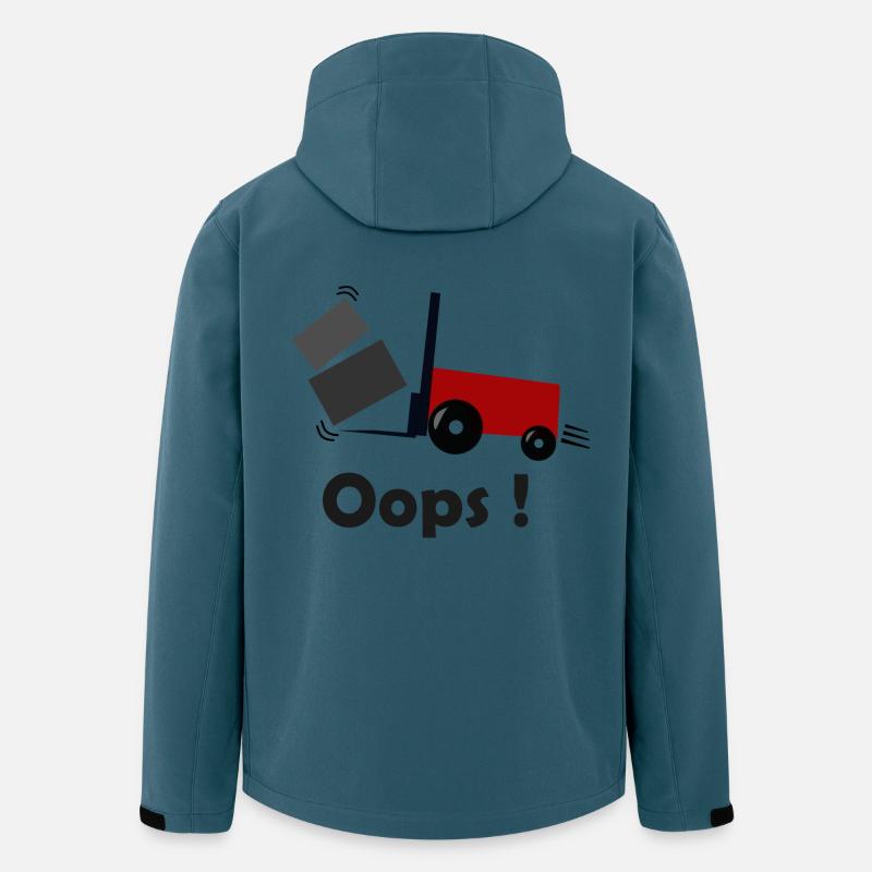 Logistiker - Recycelte Männer Softshell-Jacke von Stanley/Stella - Dunkles Petrol