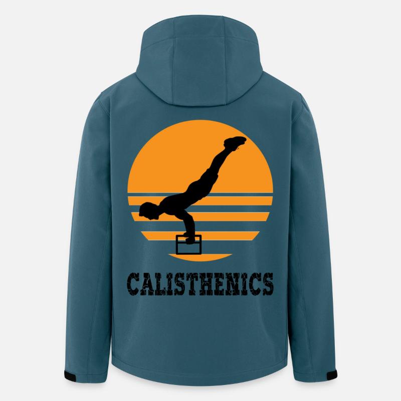 Calisthenics - Recycelte Männer Softshell-Jacke von Stanley/Stella - Dunkles Petrol