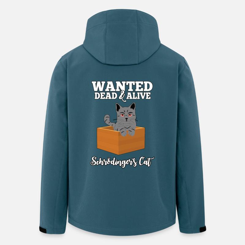 Wanted : Schrödinger’s Cat - Dead &Alive Geschenk - Veste softshell homme en polyester recyclé Stanley/Stella - bleu pétrole foncé