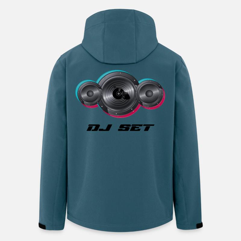 DJ - Recycelte Männer Softshell-Jacke von Stanley/Stella - Dunkles Petrol