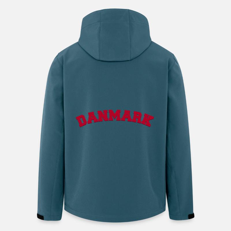 Dänemark - Recycelte Männer Softshell-Jacke von Stanley/Stella - Dunkles Petrol