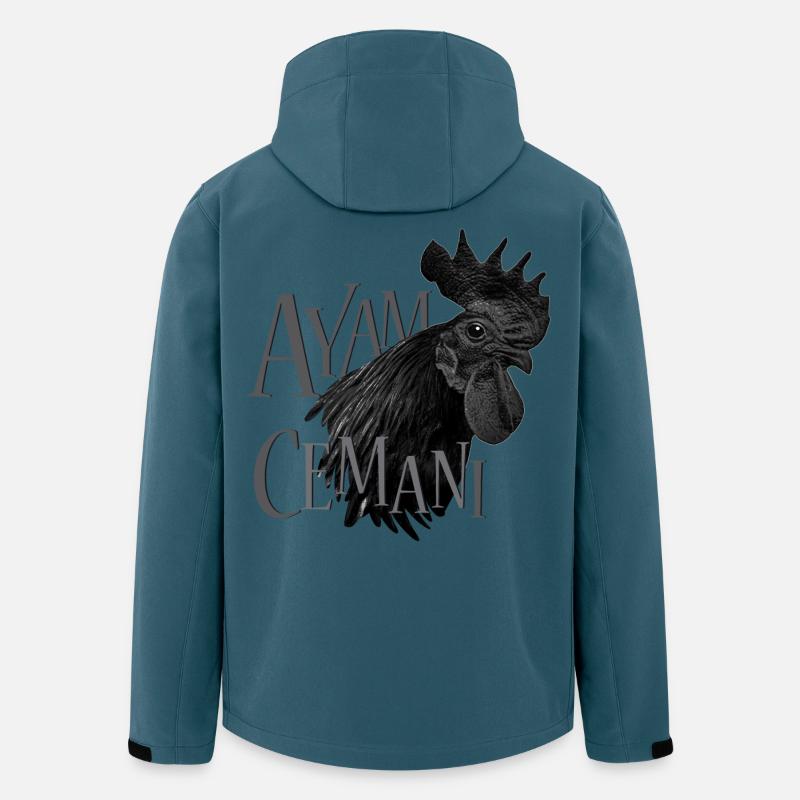 Ayam Cemani - Recycelte Männer Softshell-Jacke von Stanley/Stella - Dunkles Petrol