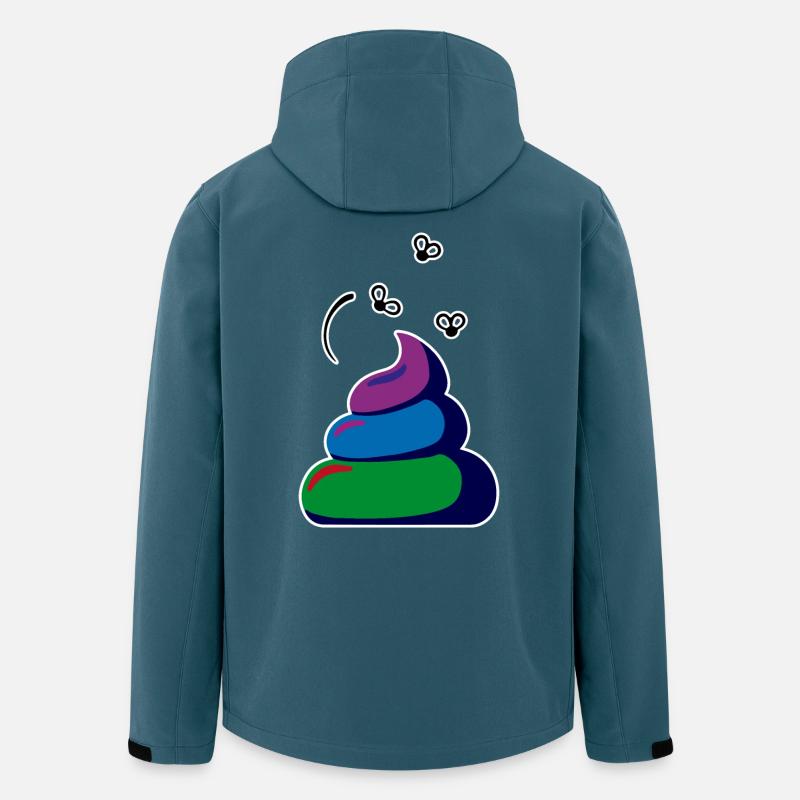 Turd - Recycelte Männer Softshell-Jacke von Stanley/Stella - Dunkles Petrol