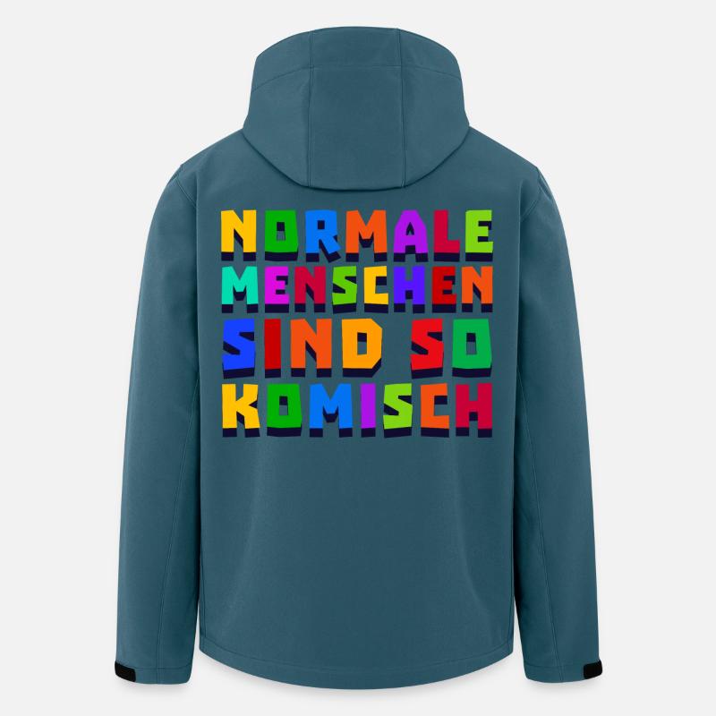 Lustige Sprüche Spruch - Recycelte Männer Softshell-Jacke von Stanley/Stella - Dunkles Petrol