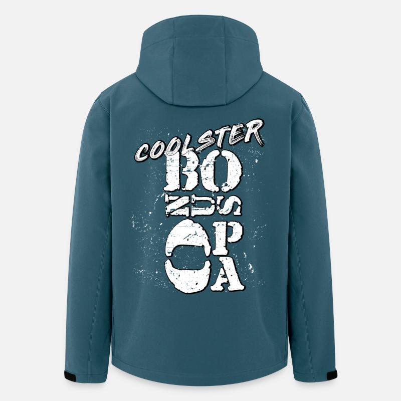 Bonus opa  - Recycelte Männer Softshell-Jacke von Stanley/Stella - Dunkles Petrol