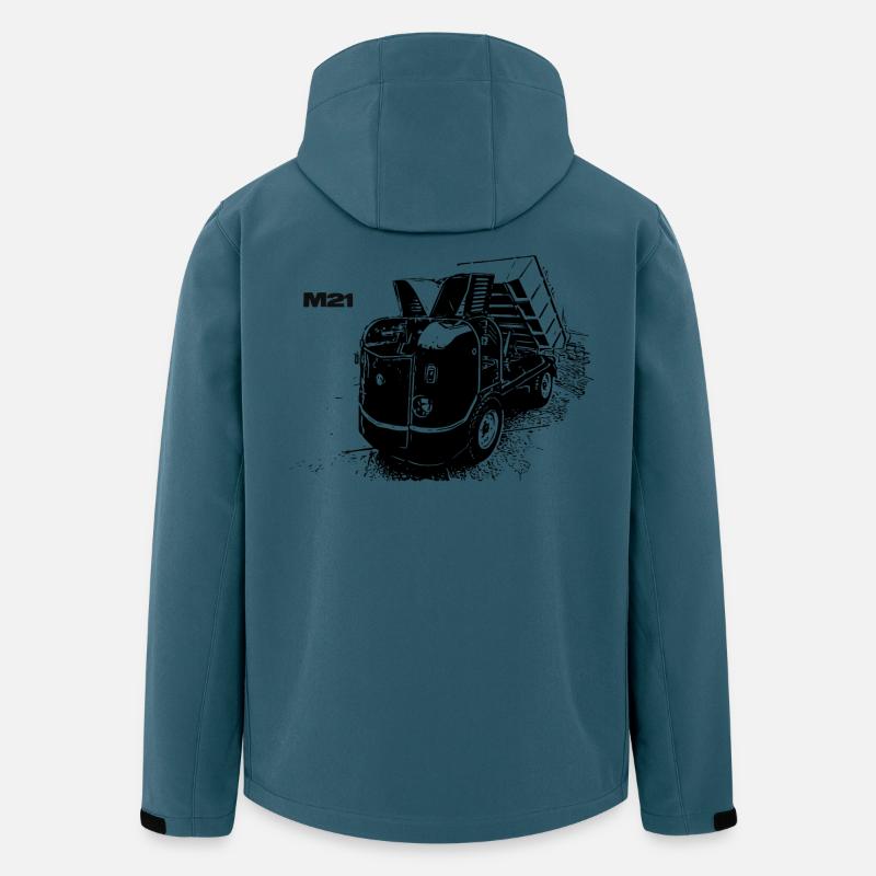 Multicar M21 - Recycelte Männer Softshell-Jacke von Stanley/Stella - Dunkles Petrol