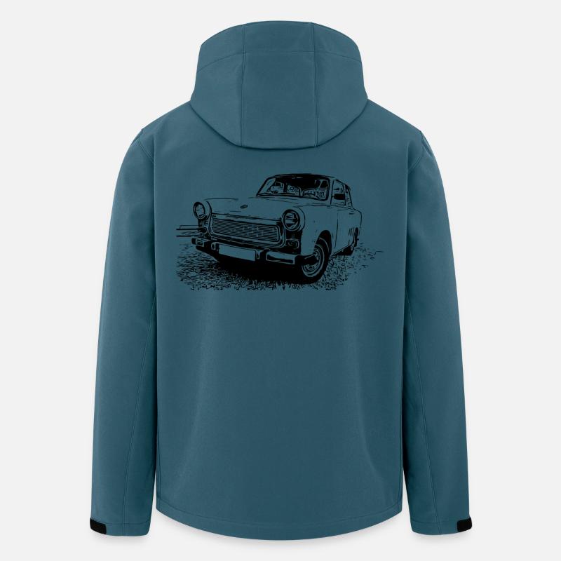 Trabant P 601 S - Recycelte Männer Softshell-Jacke von Stanley/Stella - Dunkles Petrol