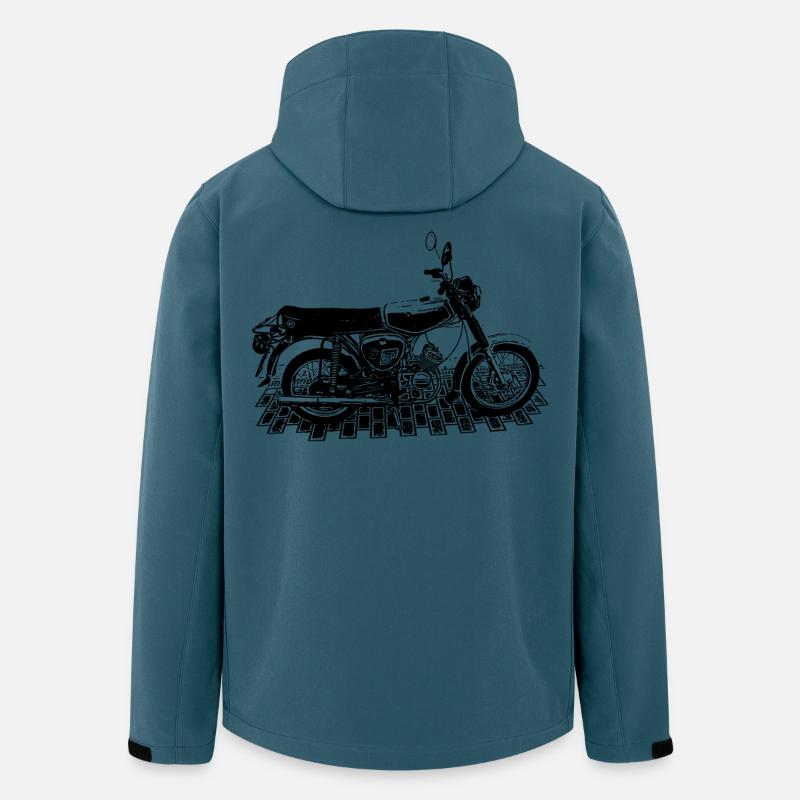 S51 - DDR-Motorräder - Recycelte Männer Softshell-Jacke von Stanley/Stella - Dunkles Petrol