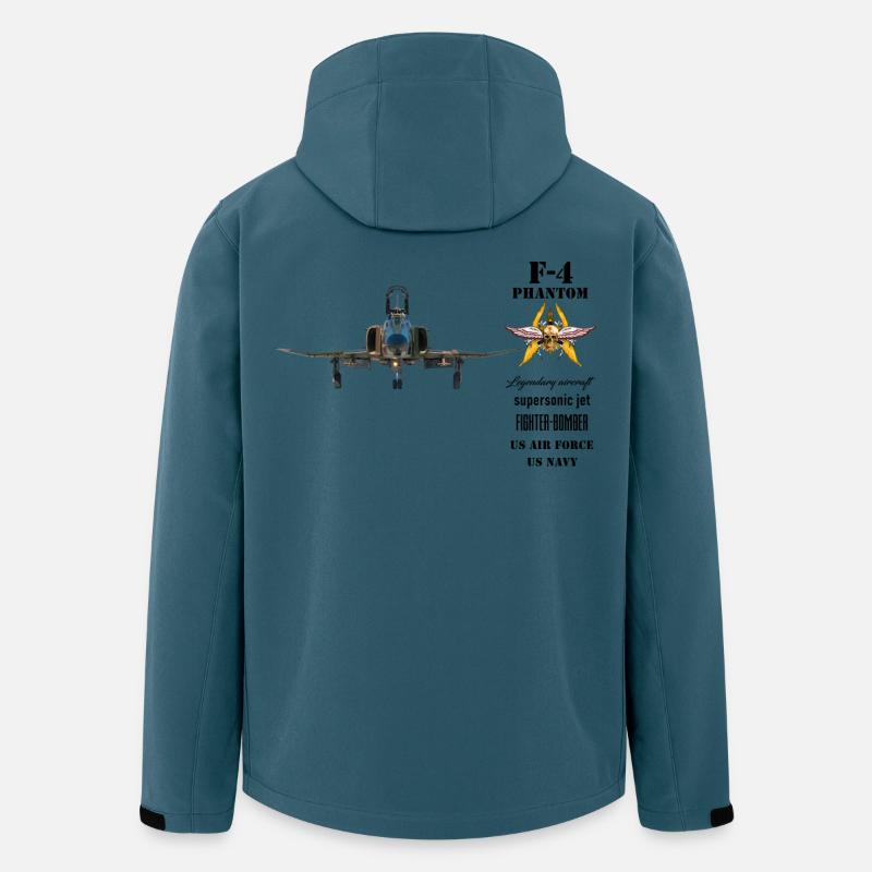 F-4 Phantom - Recycelte Männer Softshell-Jacke von Stanley/Stella - Dunkles Petrol