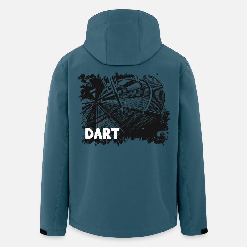 Dartscheibe - Darts - Dartpfeile - Darten - Recycelte Männer Softshell-Jacke von Stanley/Stella - Dunkles Petrol