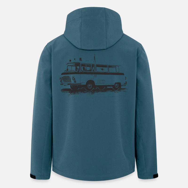 Barkas - B1000 - Krankenwagen - Recycelte Männer Softshell-Jacke von Stanley/Stella - Dunkles Petrol