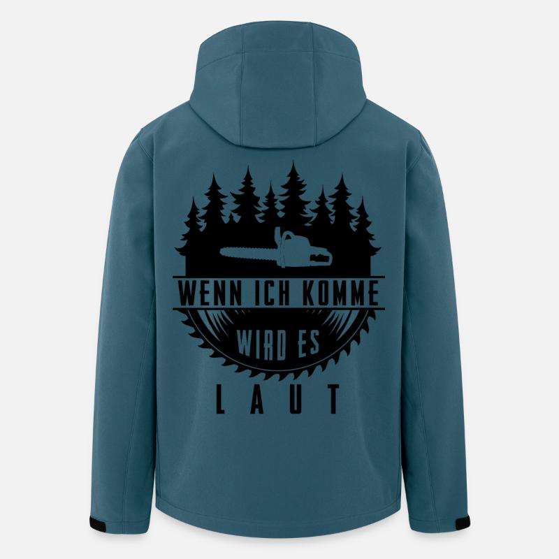 Holzfäller - Recycelte Männer Softshell-Jacke von Stanley/Stella - Dunkles Petrol
