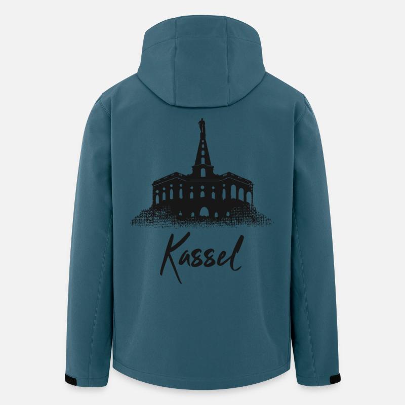 Herkules Kassel - Recycelte Männer Softshell-Jacke von Stanley/Stella - Dunkles Petrol