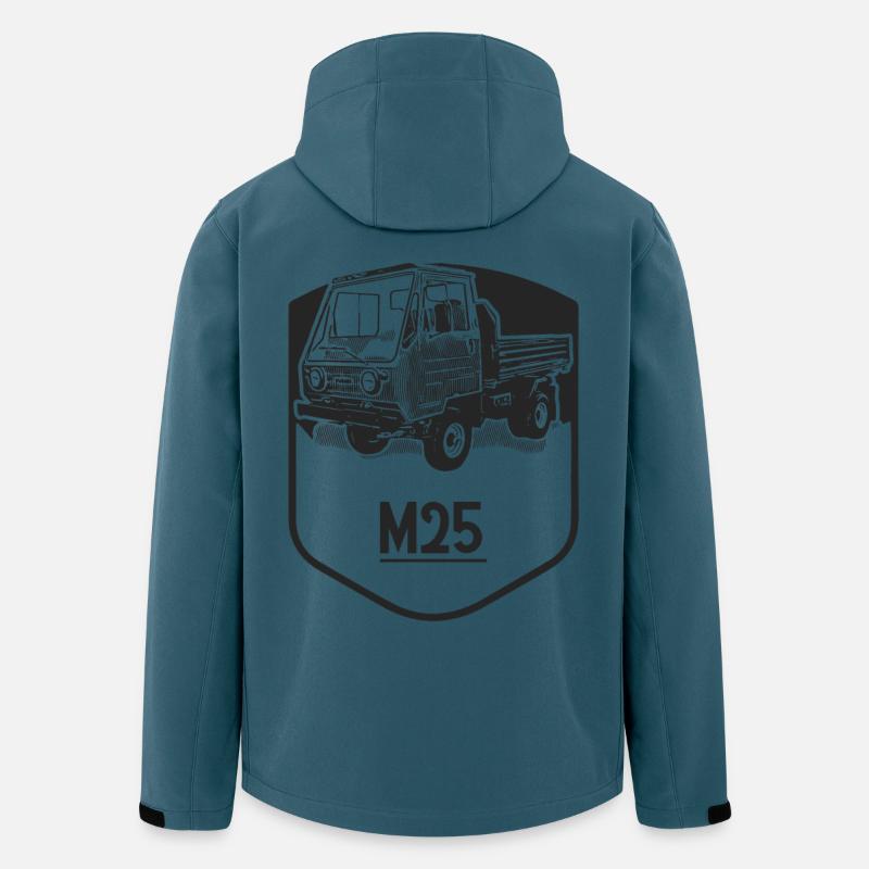 M25 Multicar - Recycelte Männer Softshell-Jacke von Stanley/Stella - Dunkles Petrol