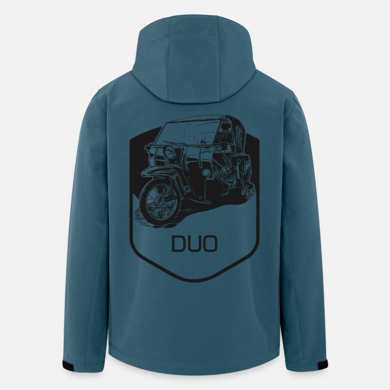 Krause Duo - Recycelte Männer Softshell-Jacke von Stanley/Stella - Dunkles Petrol