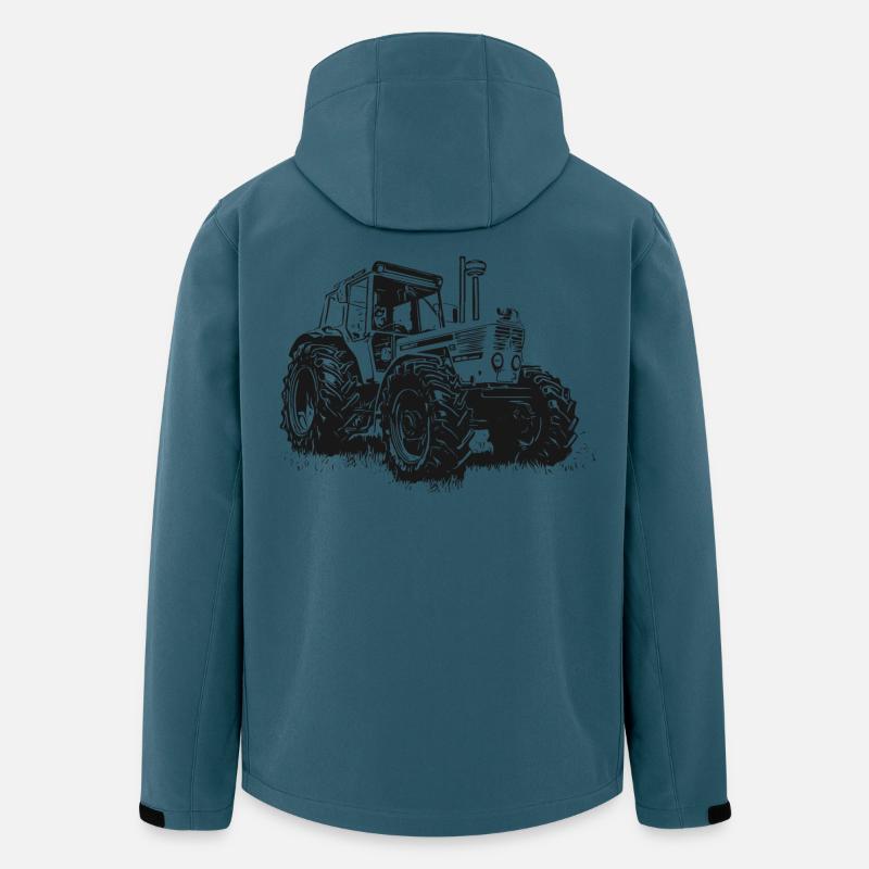 Deutz 13006 Special | Deutz Traktoren | Deutz - Recycelte Männer Softshell-Jacke von Stanley/Stella - Dunkles Petrol