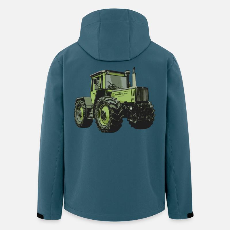 MB trac 1800 intercooler Traktor - Recycelte Männer Softshell-Jacke von Stanley/Stella - Dunkles Petrol
