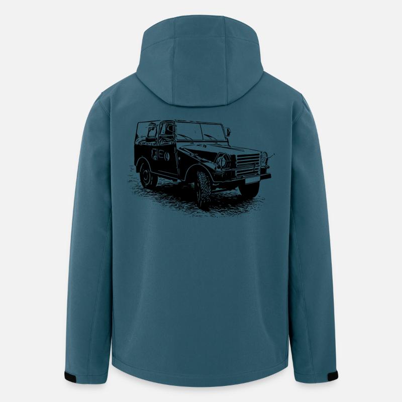 IFA P3 | DDR | NVA - Recycelte Männer Softshell-Jacke von Stanley/Stella - Dunkles Petrol