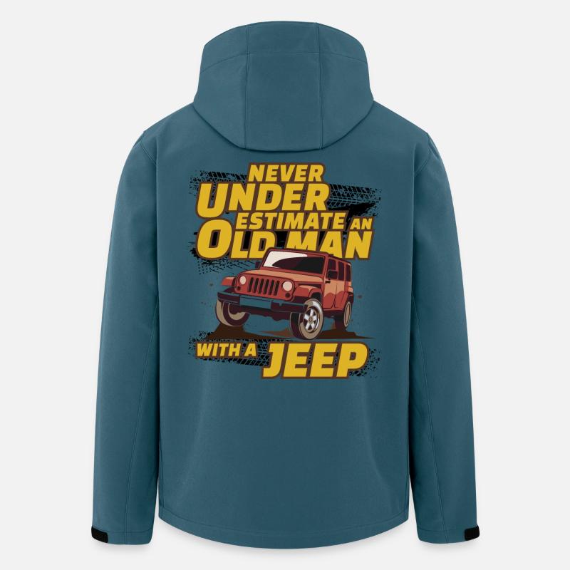 Lustiger legendärer Mann - Recycelte Männer Softshell-Jacke von Stanley/Stella - Dunkles Petrol