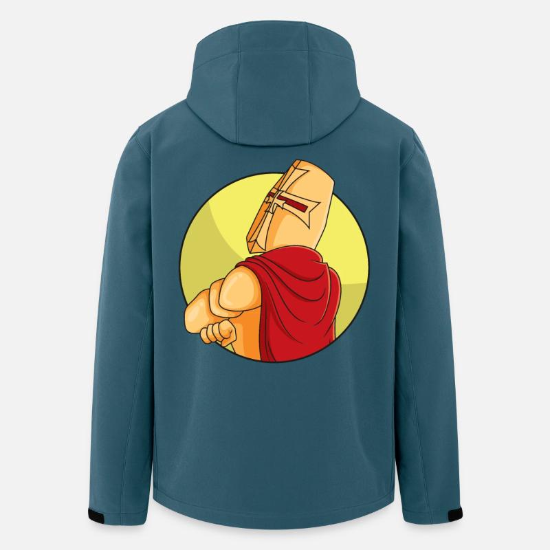 Ritter Sturkopf - Recycelte Männer Softshell-Jacke von Stanley/Stella - Dunkles Petrol