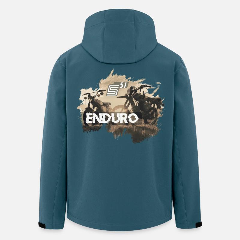 2 Enduro S51 at sunset - Men’s Recycled Softshell Jacket by Stanley/Stella - stargazer