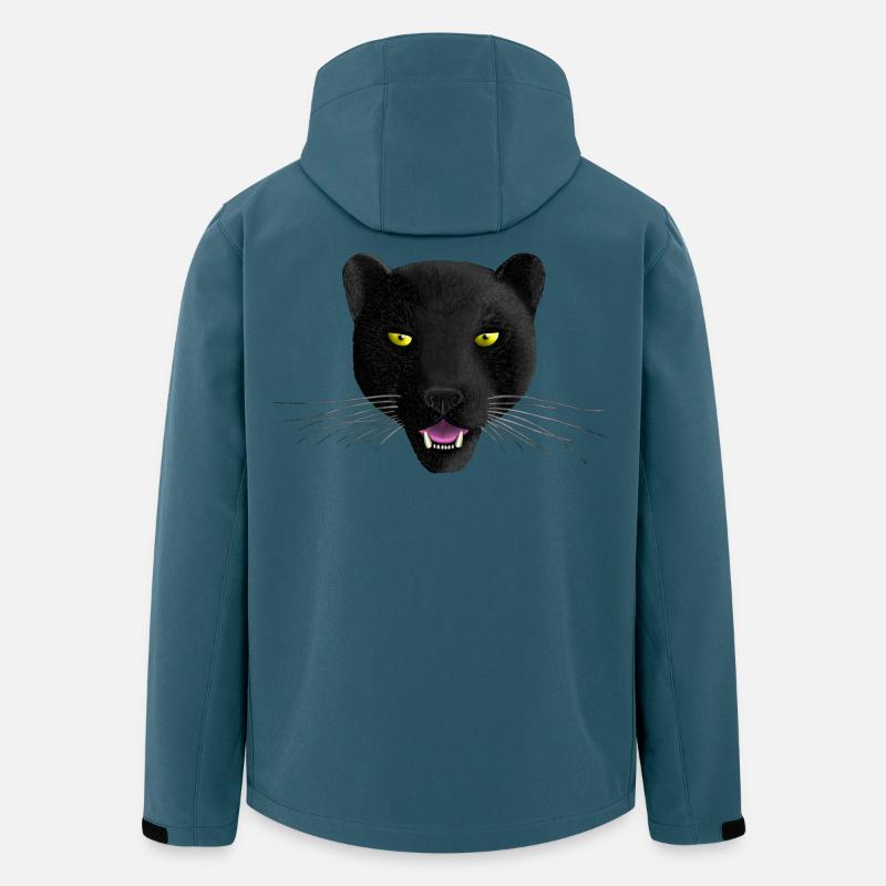 Panther R6Z - Recycelte Männer Softshell-Jacke von Stanley/Stella - Dunkles Petrol