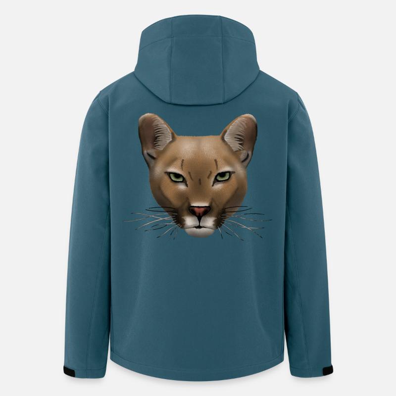 Cougar R6Z - Recycelte Männer Softshell-Jacke von Stanley/Stella - Dunkles Petrol