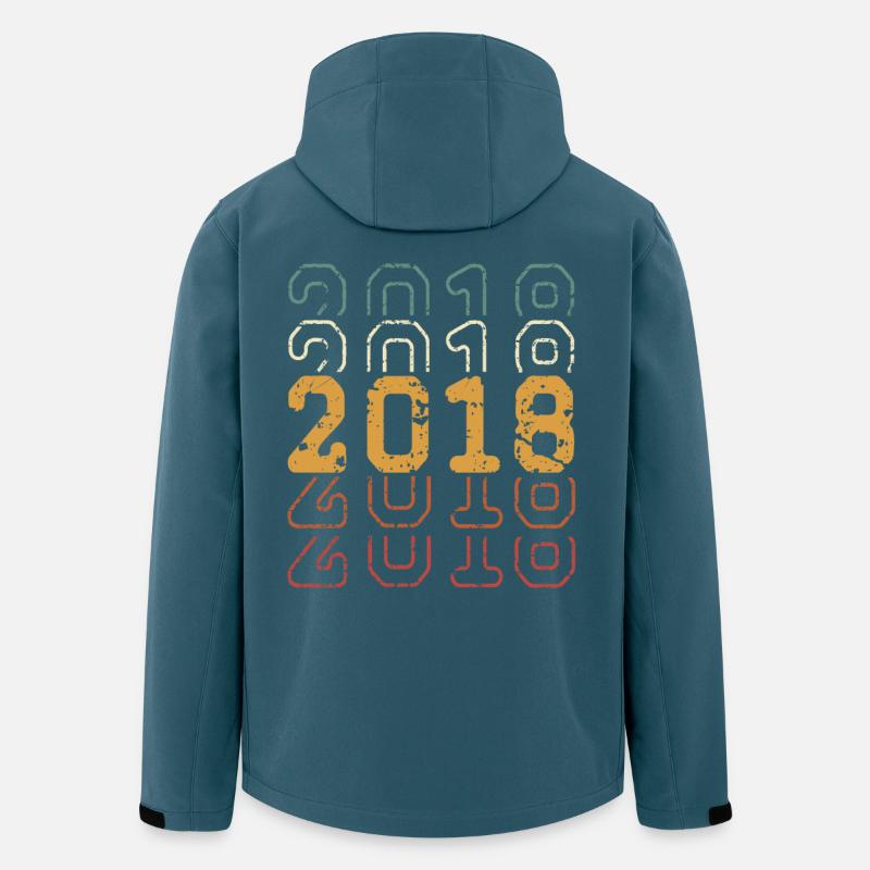2018 - Recycelte Männer Softshell-Jacke von Stanley/Stella - Dunkles Petrol