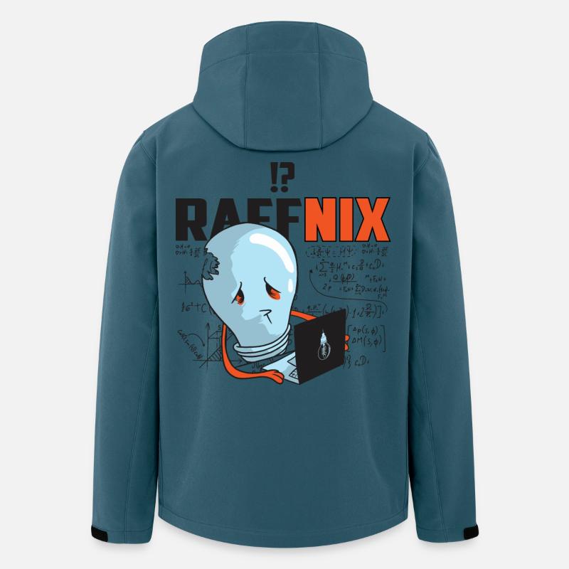 Raffnix Glühbirne - Recycelte Männer Softshell-Jacke von Stanley/Stella - Dunkles Petrol