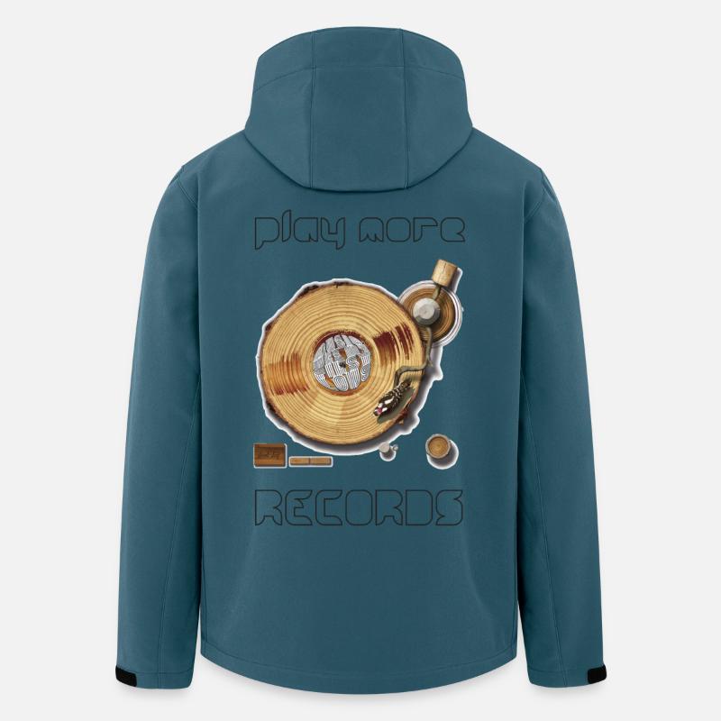 DJ - Recycelte Männer Softshell-Jacke von Stanley/Stella - Dunkles Petrol