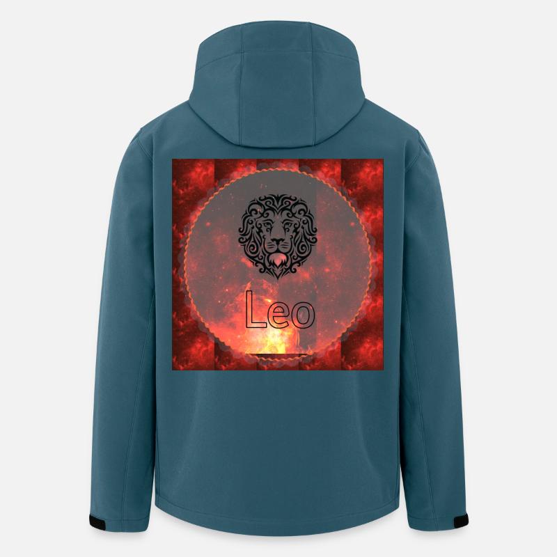 Löwe - Recycelte Männer Softshell-Jacke von Stanley/Stella - Dunkles Petrol