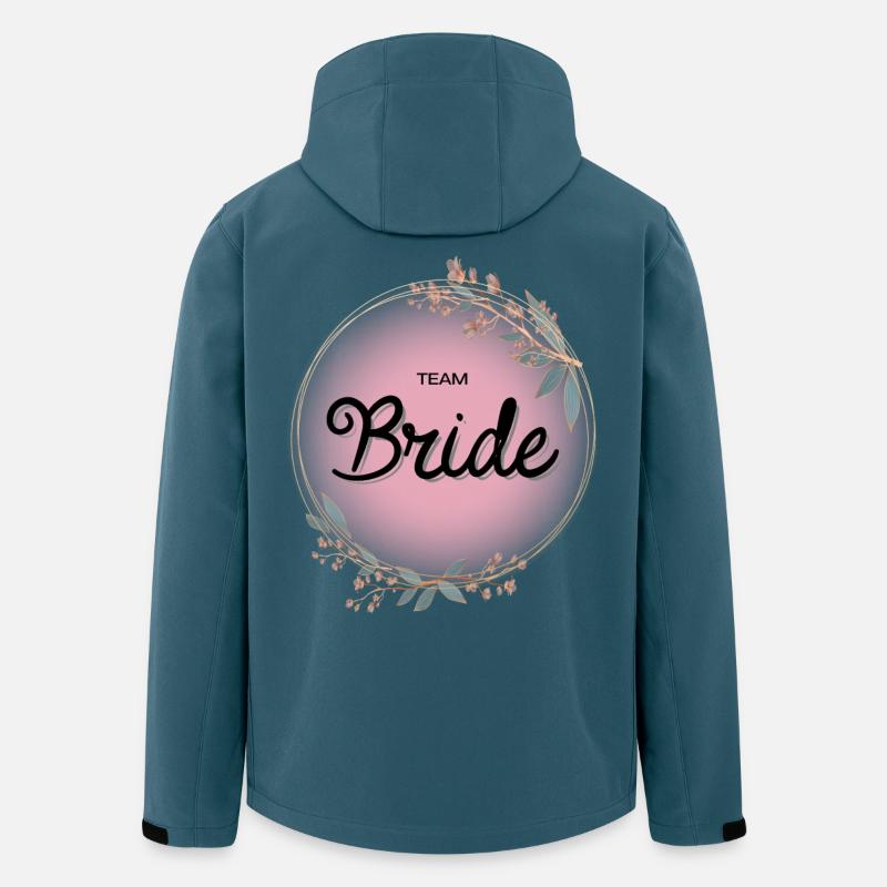 Équipe Bride4 - Veste softshell homme en polyester recyclé Stanley/Stella - bleu pétrole foncé