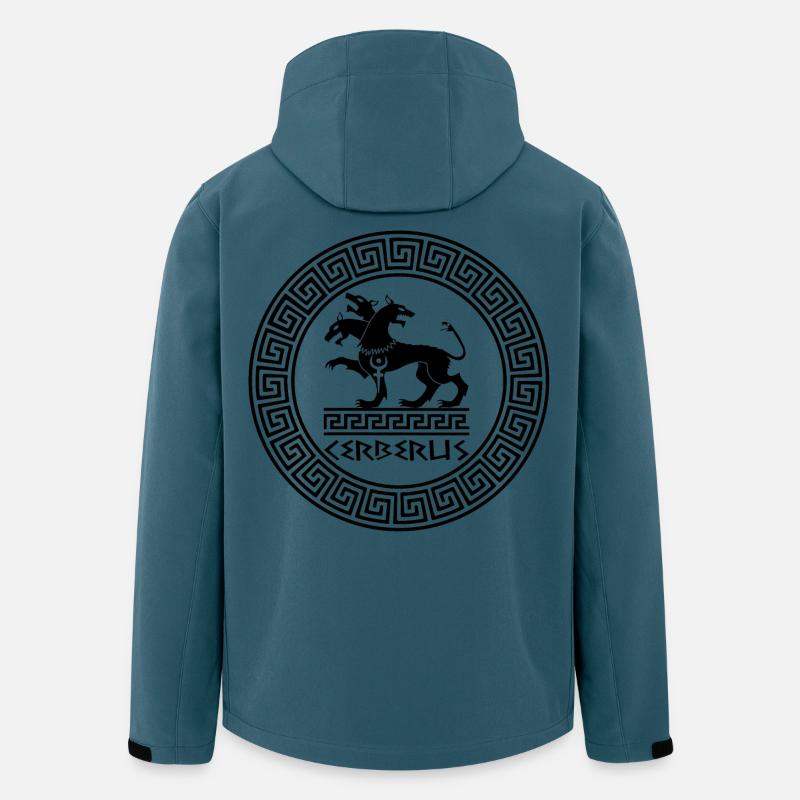 Der Wächter der Unterwelt (schwarz) - Recycelte Männer Softshell-Jacke von Stanley/Stella - Dunkles Petrol
