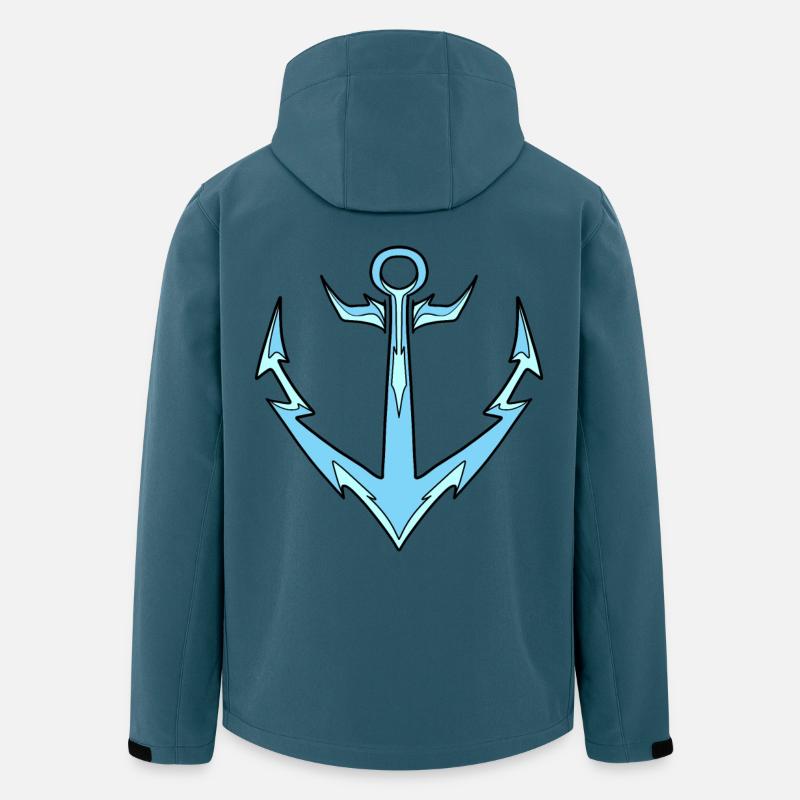 Anchor light blue - Men’s Recycled Softshell Jacket by Stanley/Stella - stargazer