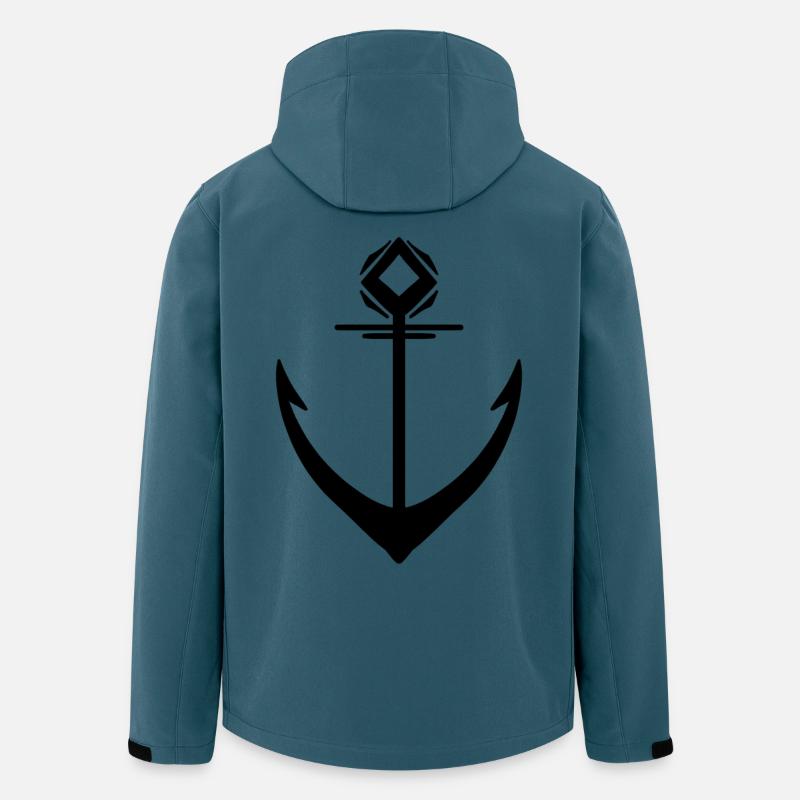 Anchor Black - Men’s Recycled Softshell Jacket by Stanley/Stella - stargazer