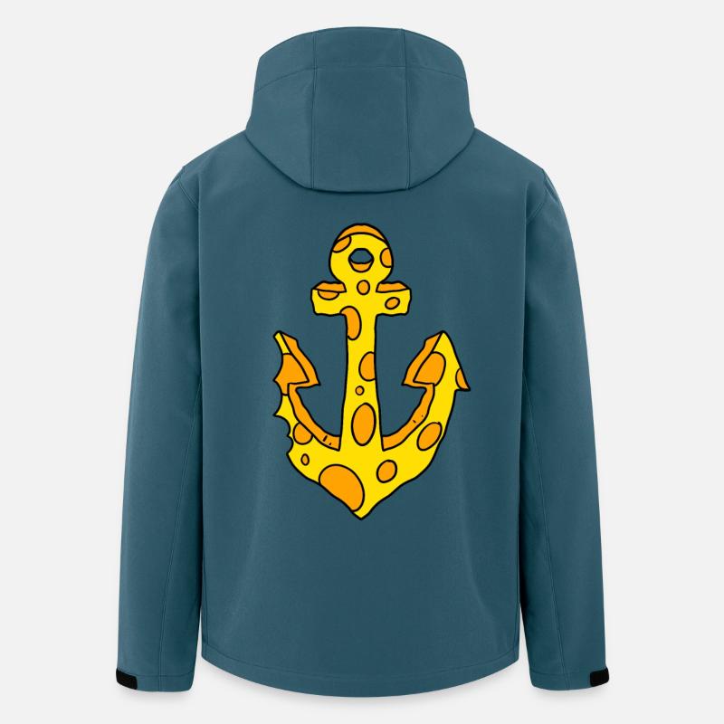 Anker Käse - Recycelte Männer Softshell-Jacke von Stanley/Stella - Dunkles Petrol