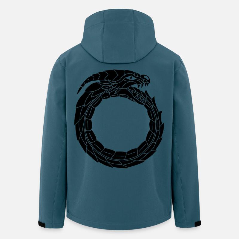 Devouring Black Dragon - Men’s Recycled Softshell Jacket by Stanley/Stella - stargazer