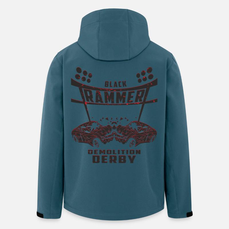 Black Rammer - Recycelte Männer Softshell-Jacke von Stanley/Stella - Dunkles Petrol