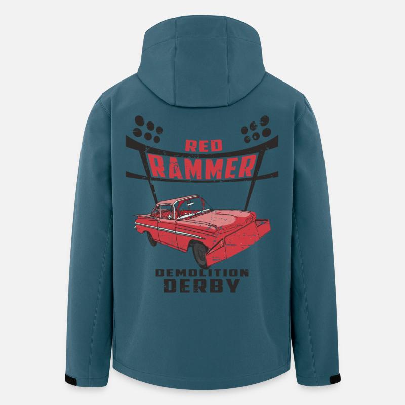 Red Rammer - Recycelte Männer Softshell-Jacke von Stanley/Stella - Dunkles Petrol