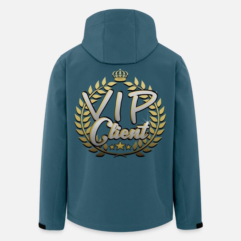 VIP Client - Recycelte Männer Softshell-Jacke von Stanley/Stella - Dunkles Petrol