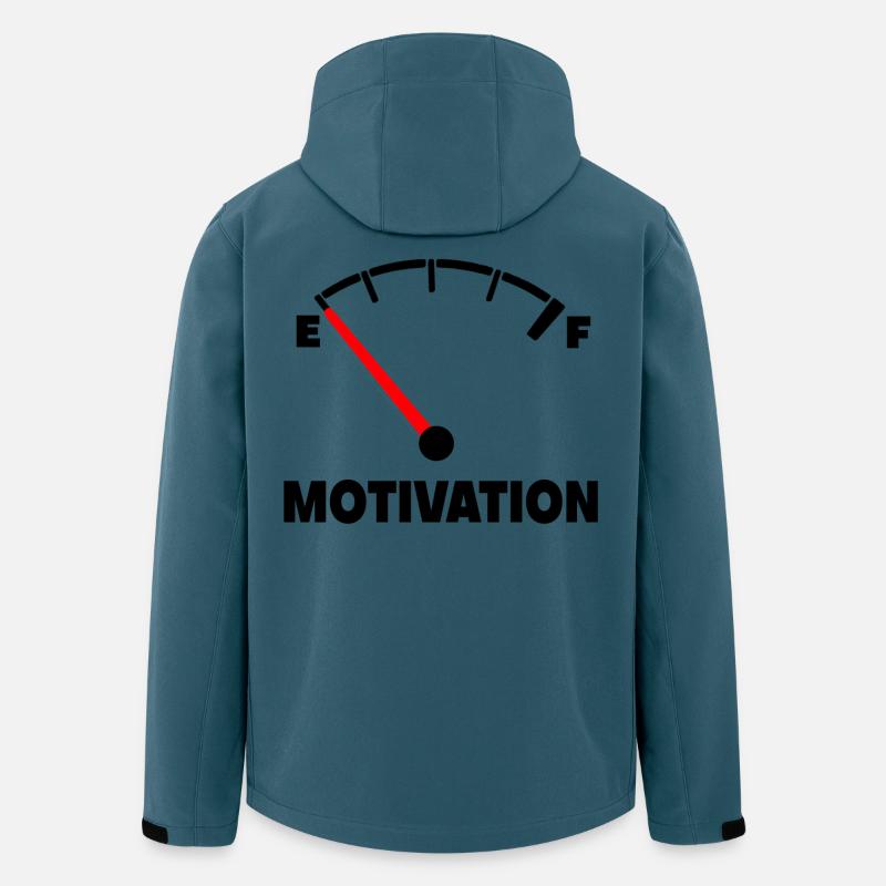 Die Motivation ist bei Null. Nachfüllen so * - Recycelte Männer Softshell-Jacke von Stanley/Stella - Dunkles Petrol