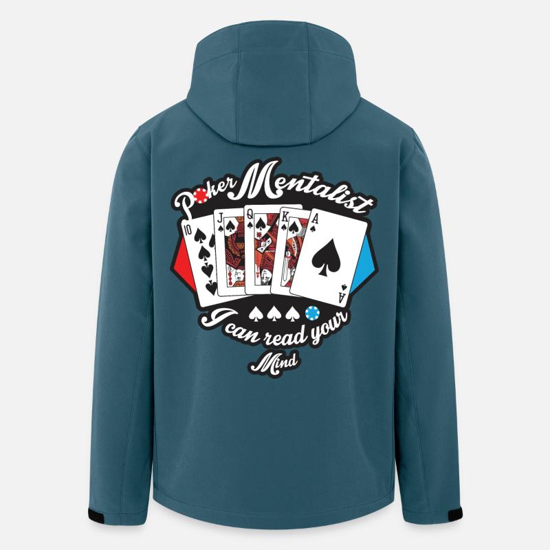 Poker Mind Reader - Men’s Recycled Softshell Jacket by Stanley/Stella - stargazer
