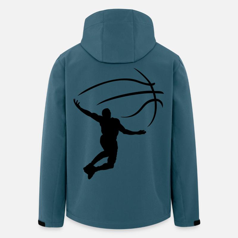 Sport - Recycelte Männer Softshell-Jacke von Stanley/Stella - Dunkles Petrol