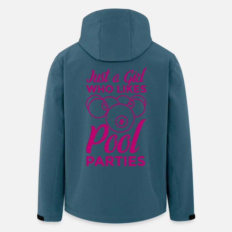 Billardspielerin - Recycelte Männer Softshell-Jacke von Stanley/Stella - Dunkles Petrol
