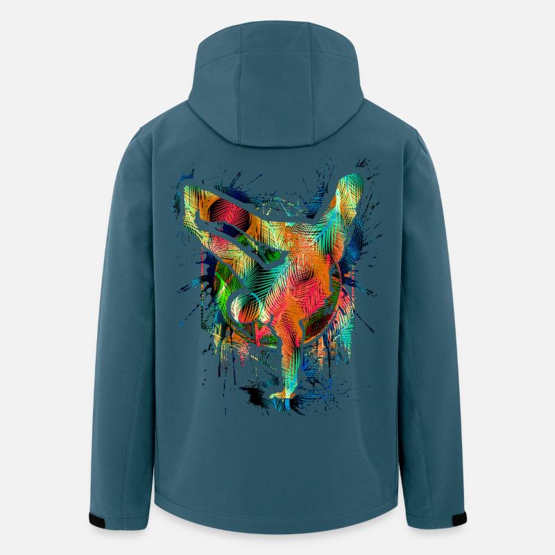 Breakdance - Breakdancer - Breakdancing - BBoy - Recycelte Männer Softshell-Jacke von Stanley/Stella - Dunkles Petrol